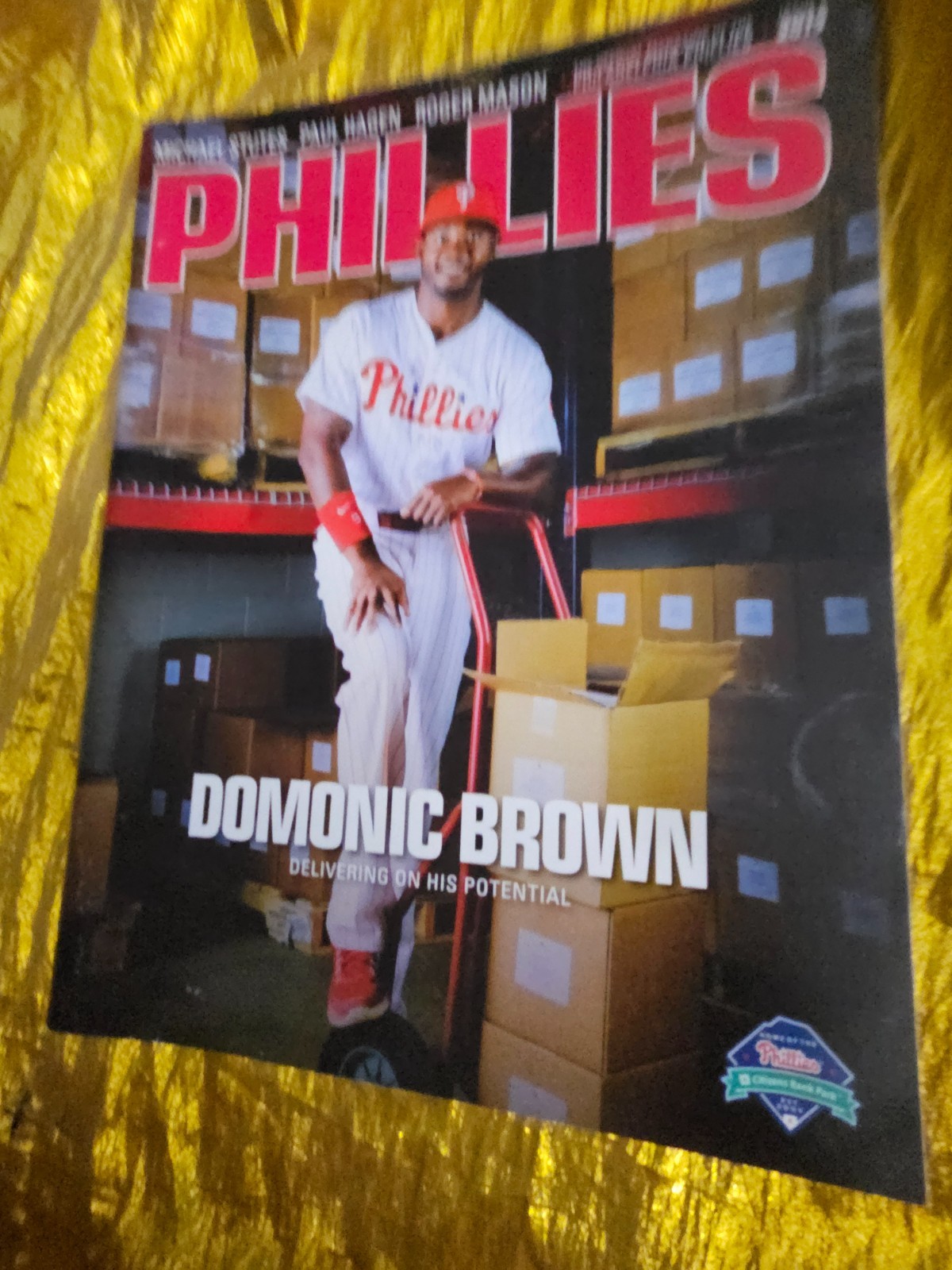 PHILADELPHIA PHILLIES MAGAZINE Issue FOUR 4 2013 96 Pages – DOMONIC BROWN MASON