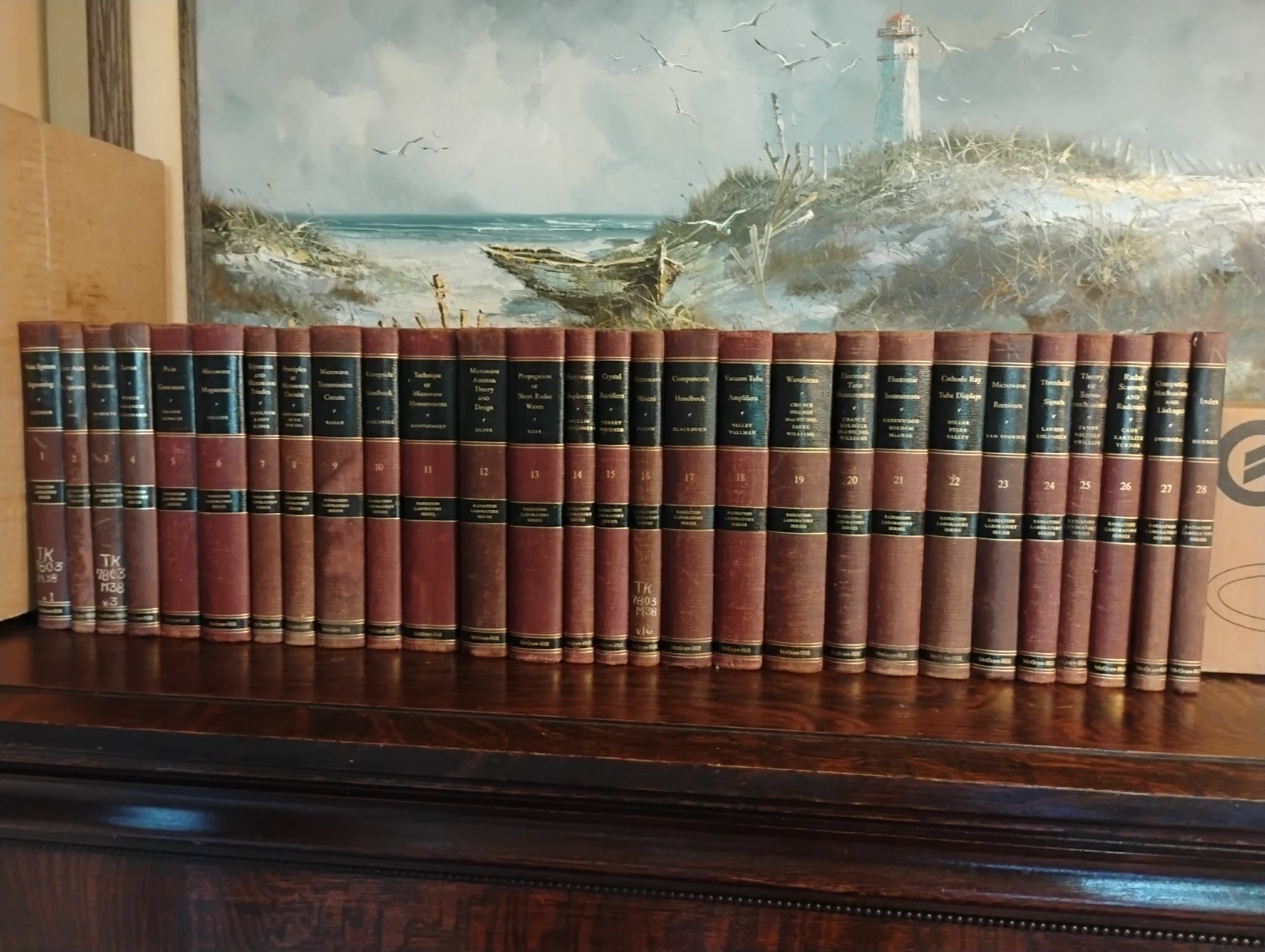 Good Condition MIT Radiation Laboratory Series FULL SET w/ Inserts