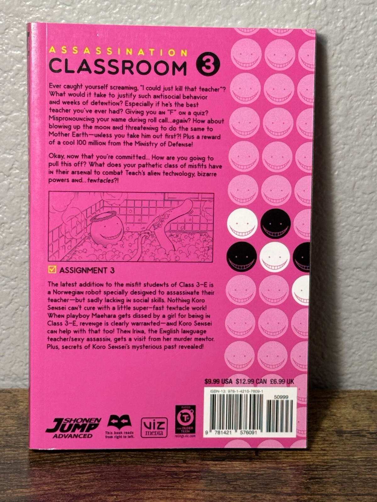 Assassination Classroom Vol. 3 Paperback Matsui Yusei