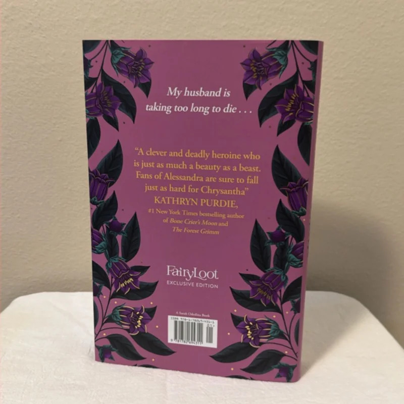 FAIRYLOOT “THE DARKNESS WITHIN US” by TRICIA LEVENSELLER *EXCLUSIVE EDITION HC*