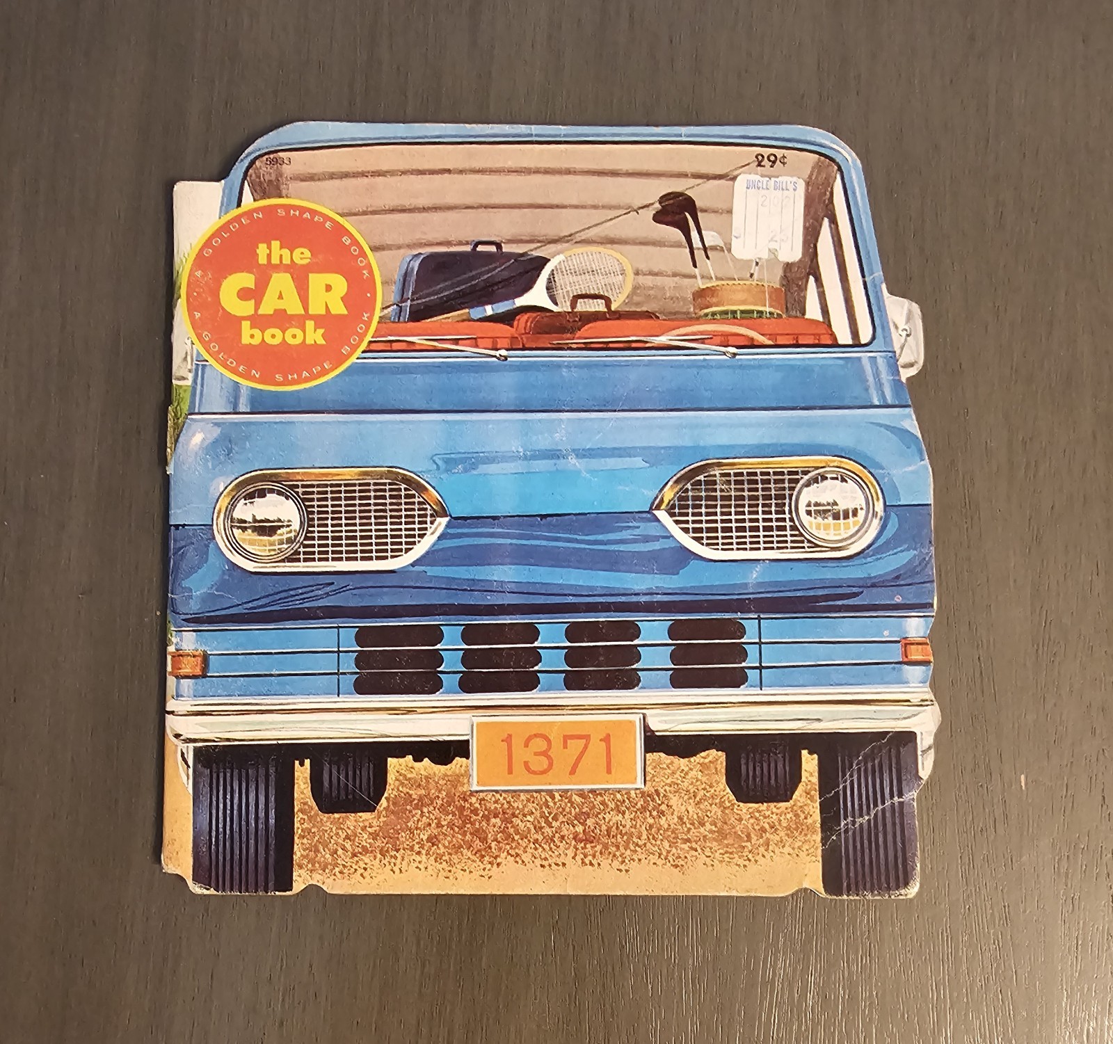 Vintage The Car Book Children’s Book golden shape 1968 press william dugan