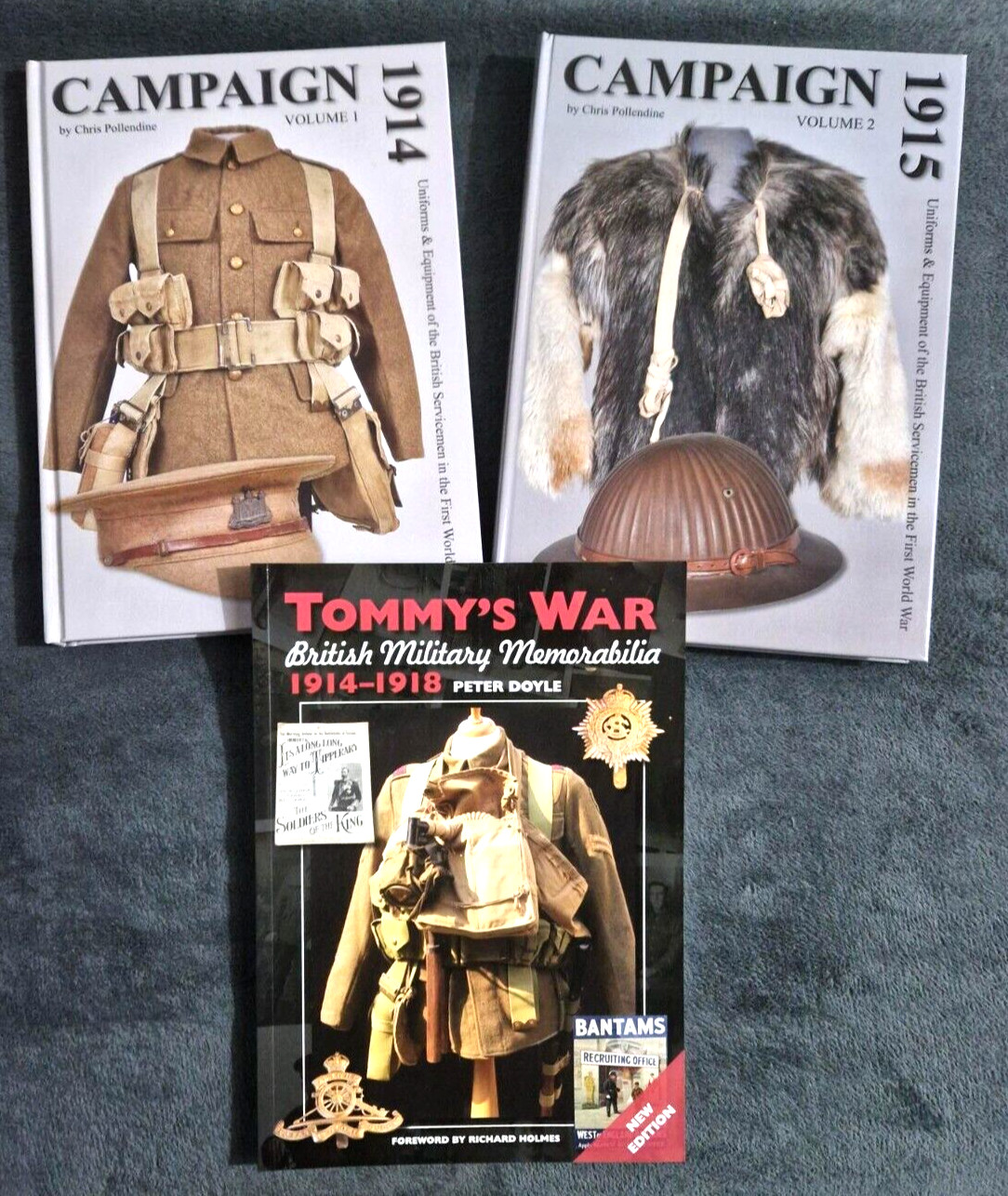 Campaign 1914 & 1915 Book Set CHRIS POLLENDINE WW1 British Army uniforms gear