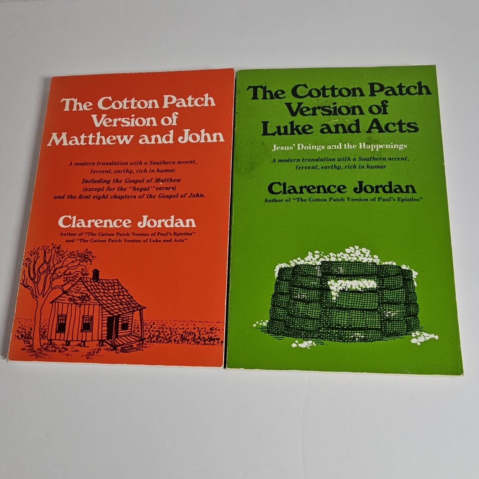 Cotton Patch Version Matthew & John, Luke & Acts Clarence Jordan Vintage PB