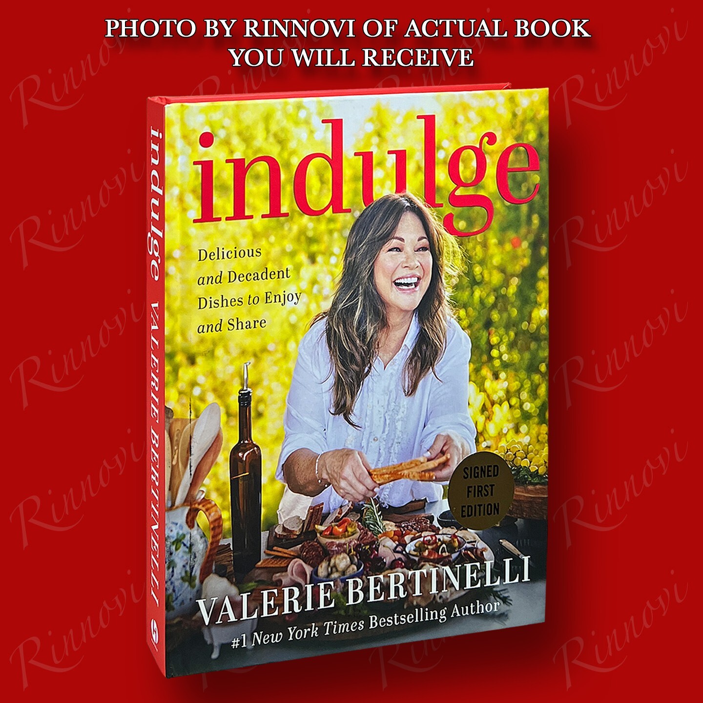 Indulge SIGNED Valerie Bertinelli (2024,HC,1st/1st) BRAND NEW