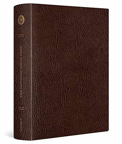 ESV Single Column Journaling Bible, – Bonded Leather, by ESV Bibles – Very Good
