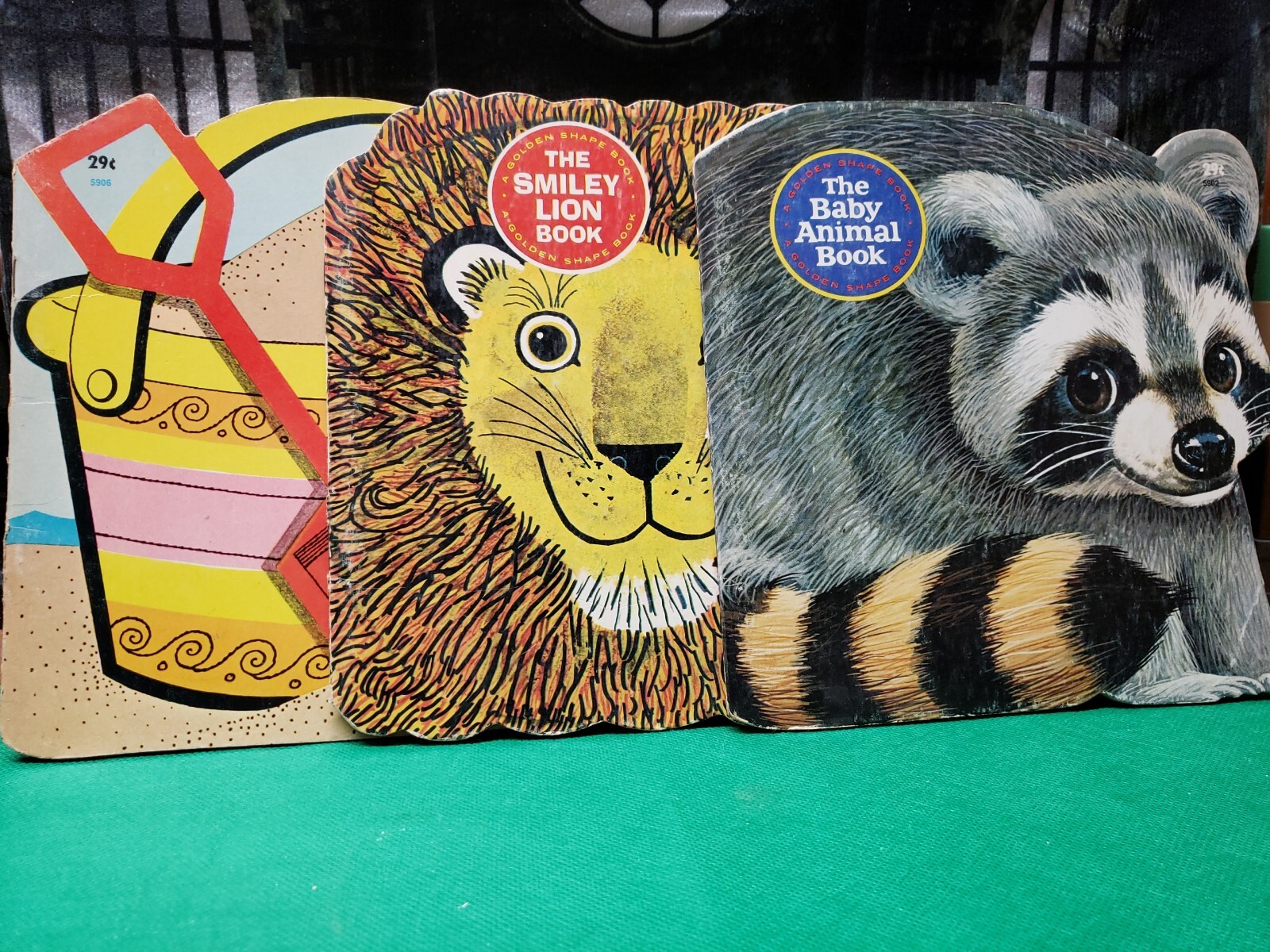 Lot Of 3 Vintage A Golden Shape Books 1960’s A Golden Press Book
