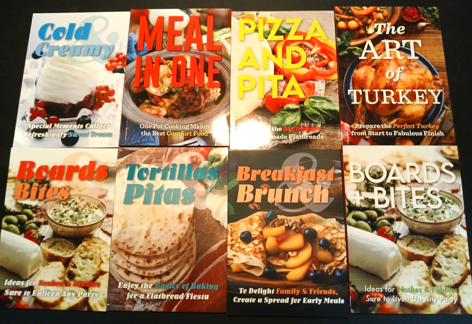 Lot of 8 Different Dreamtivity Softcover Cookbooks / Recipe Books New/Unused