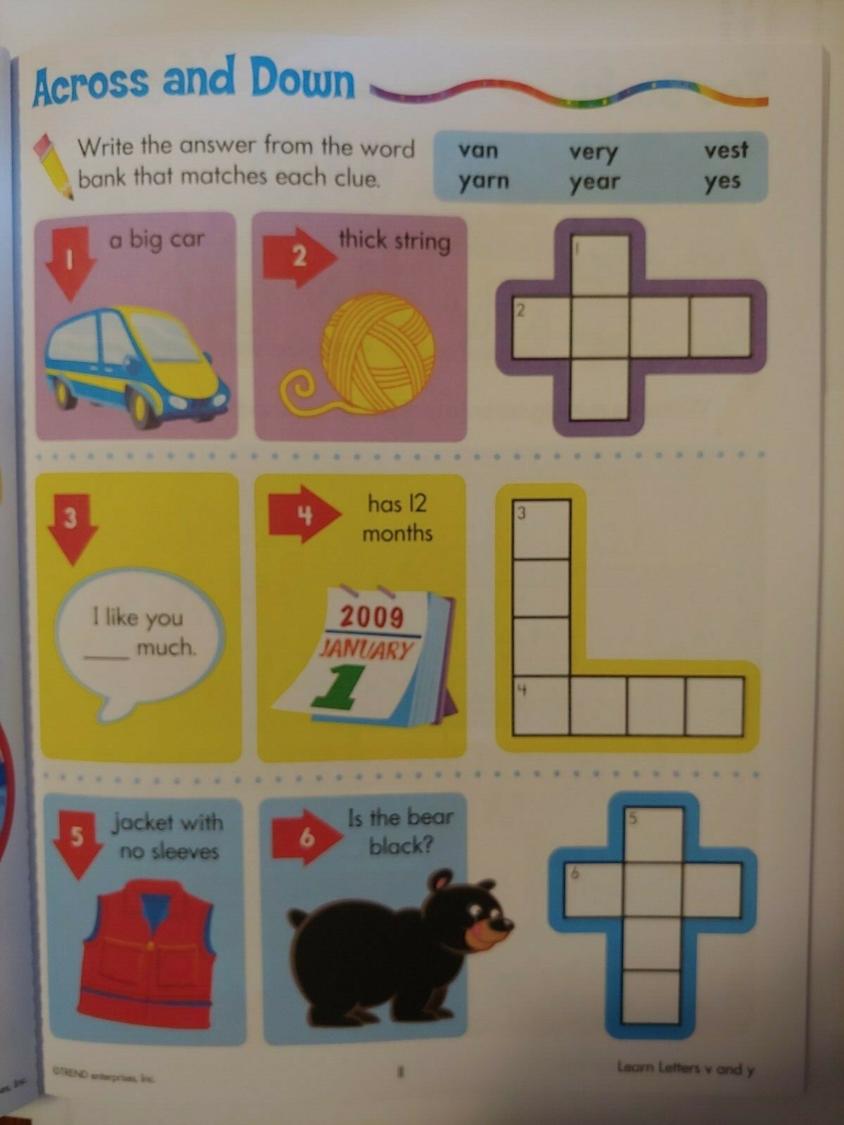 School Supplies: Learn to Read & Write Workbook – Grade 1 ~ 61 Pages ~ NEW