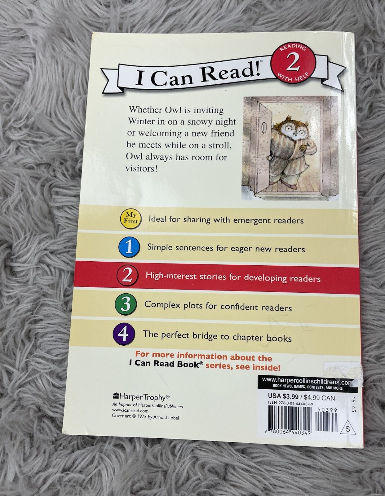 I Can Read 2: Owl At Home by Arnold Lobel (Paperback)