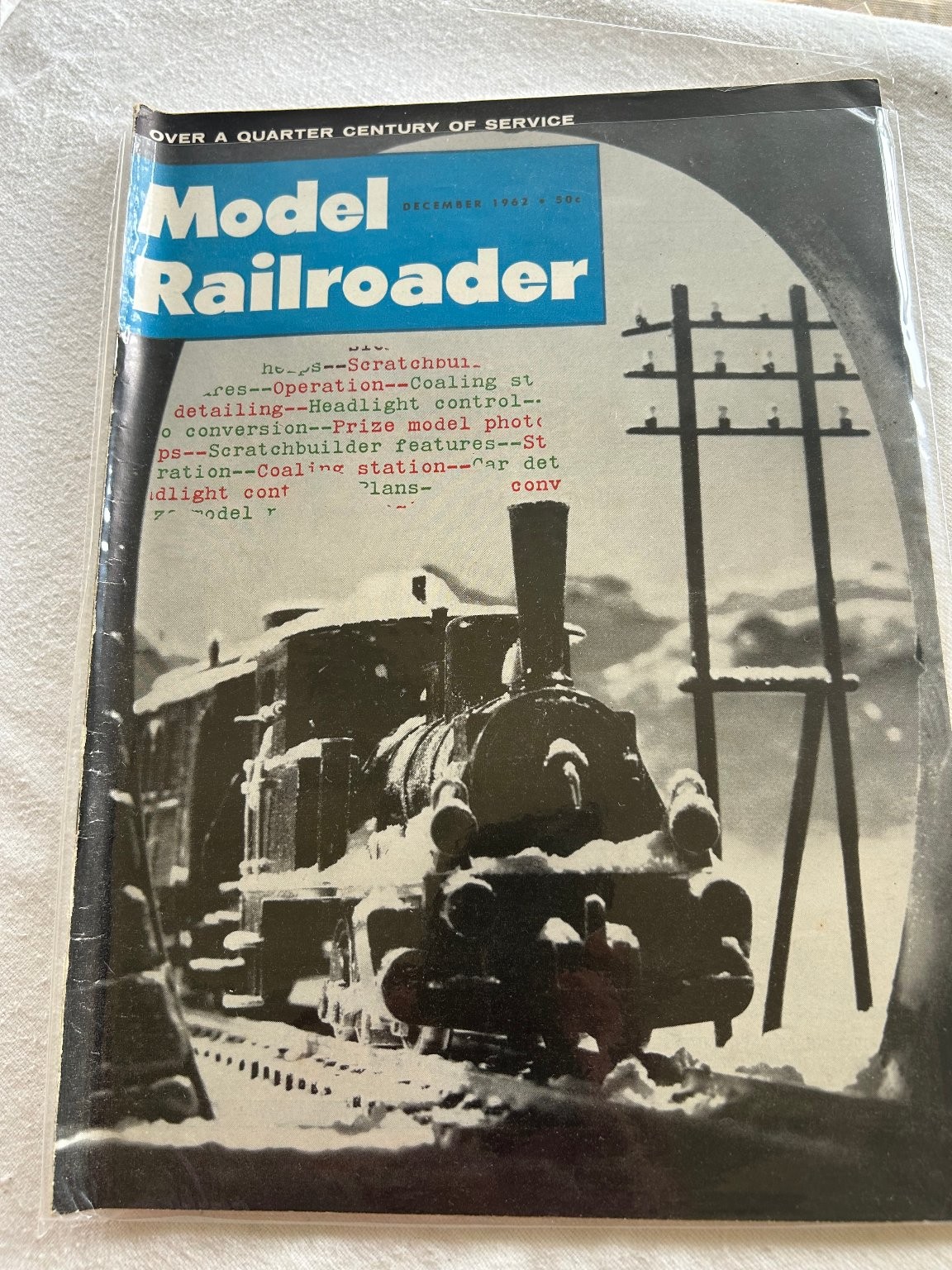 Model Railroader Magazine December 1962 Vintage HO Scale Steam Locomotives