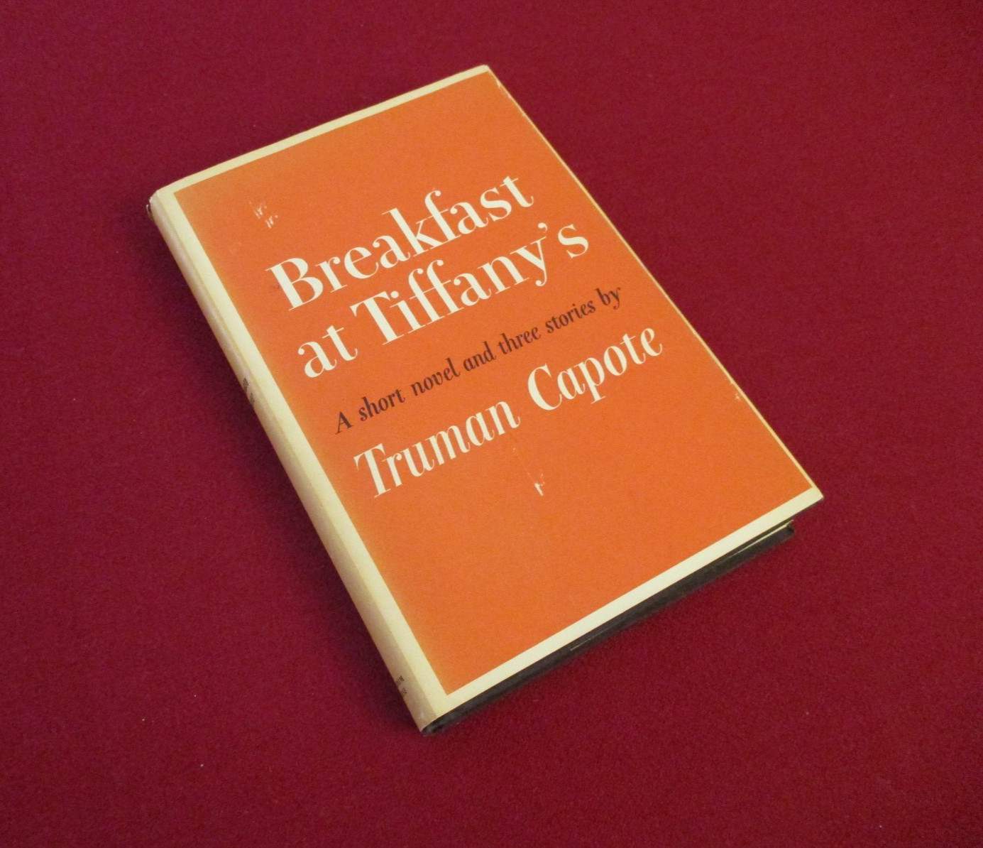 Breakfast at Tiffany’s by Truman Capote ~ Later Printing Hardcover Novel