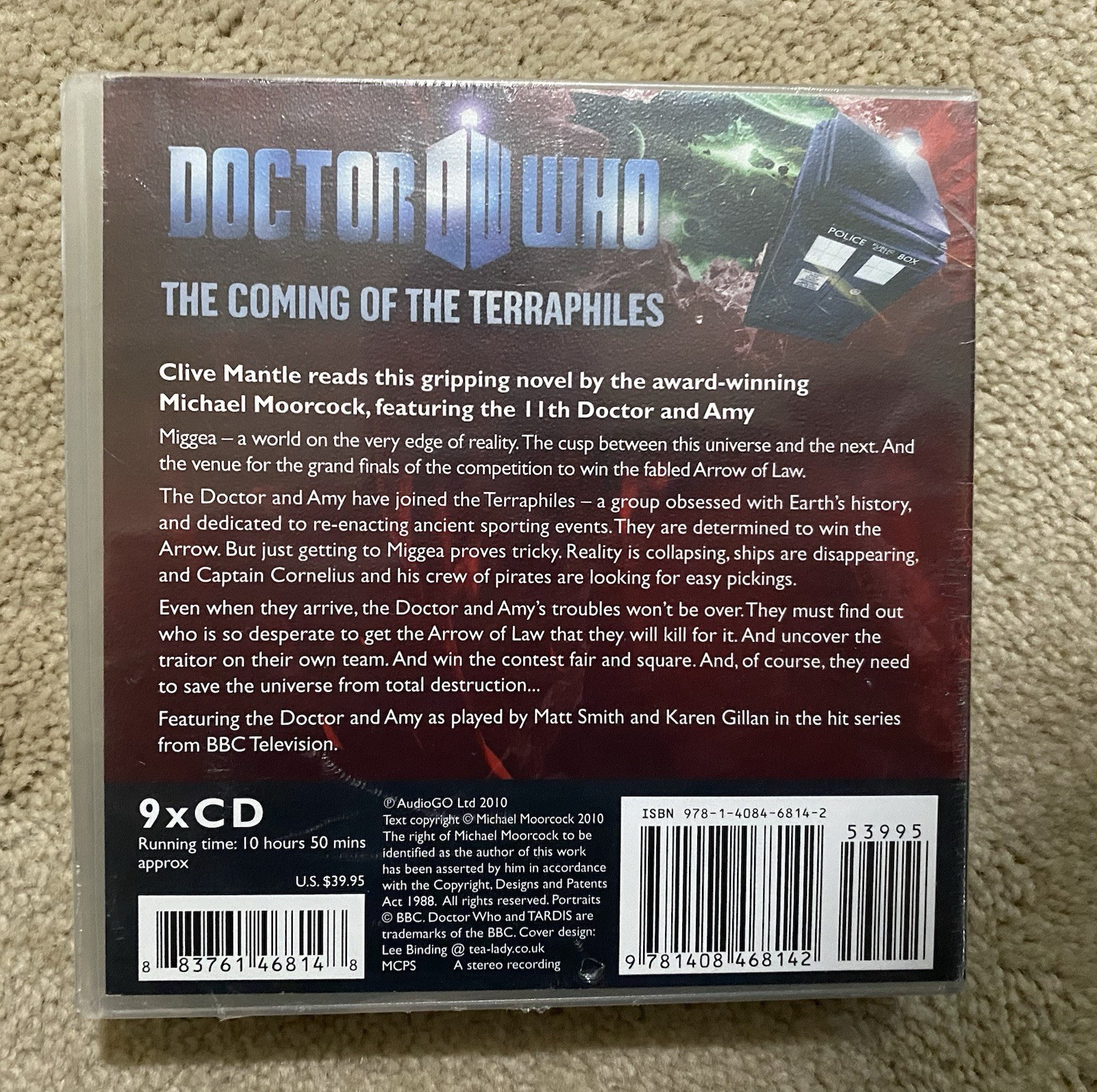 BBC AUDIOGO DOCTOR WHO The 11th Doctor THE COMING OF THE TERRAPHILLES Brand NEW!