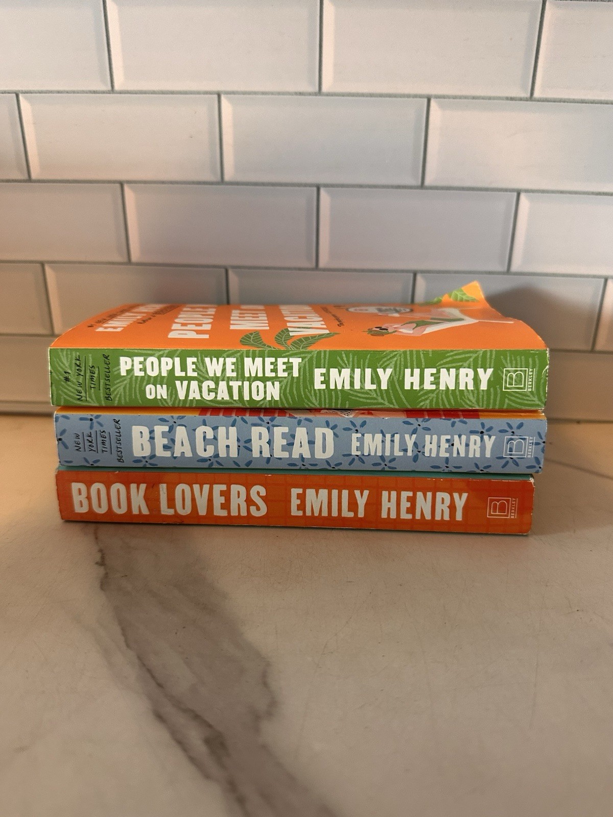 Emily Henry Lot Of 3 Book Lovers People We Meet On Vacation Beach Read PB