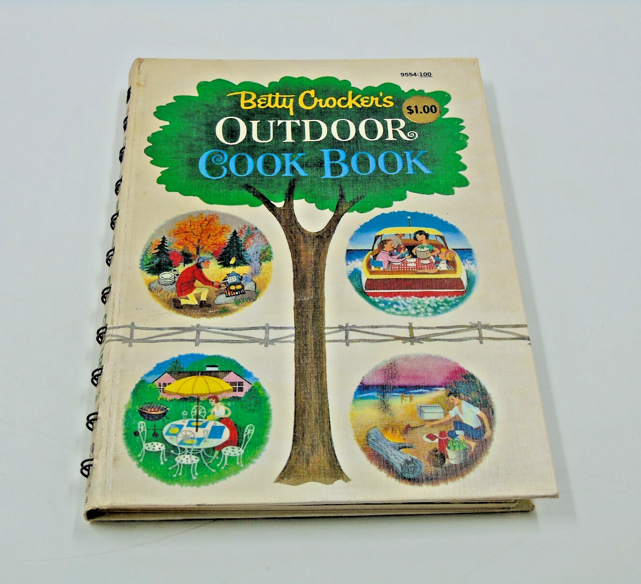 Betty Crocker’s Outdoor Cook Book Vintage 1961 HC With Spiral Golden Press