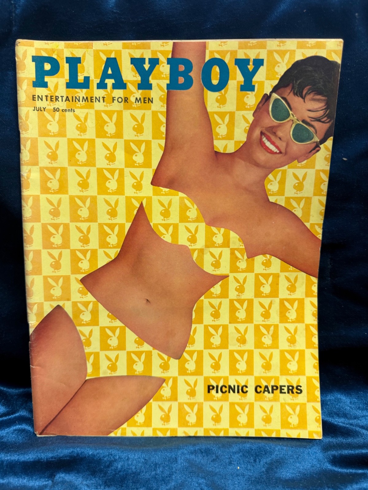 ? Playboy Magazine July 1958 Complete With Centerfold ?