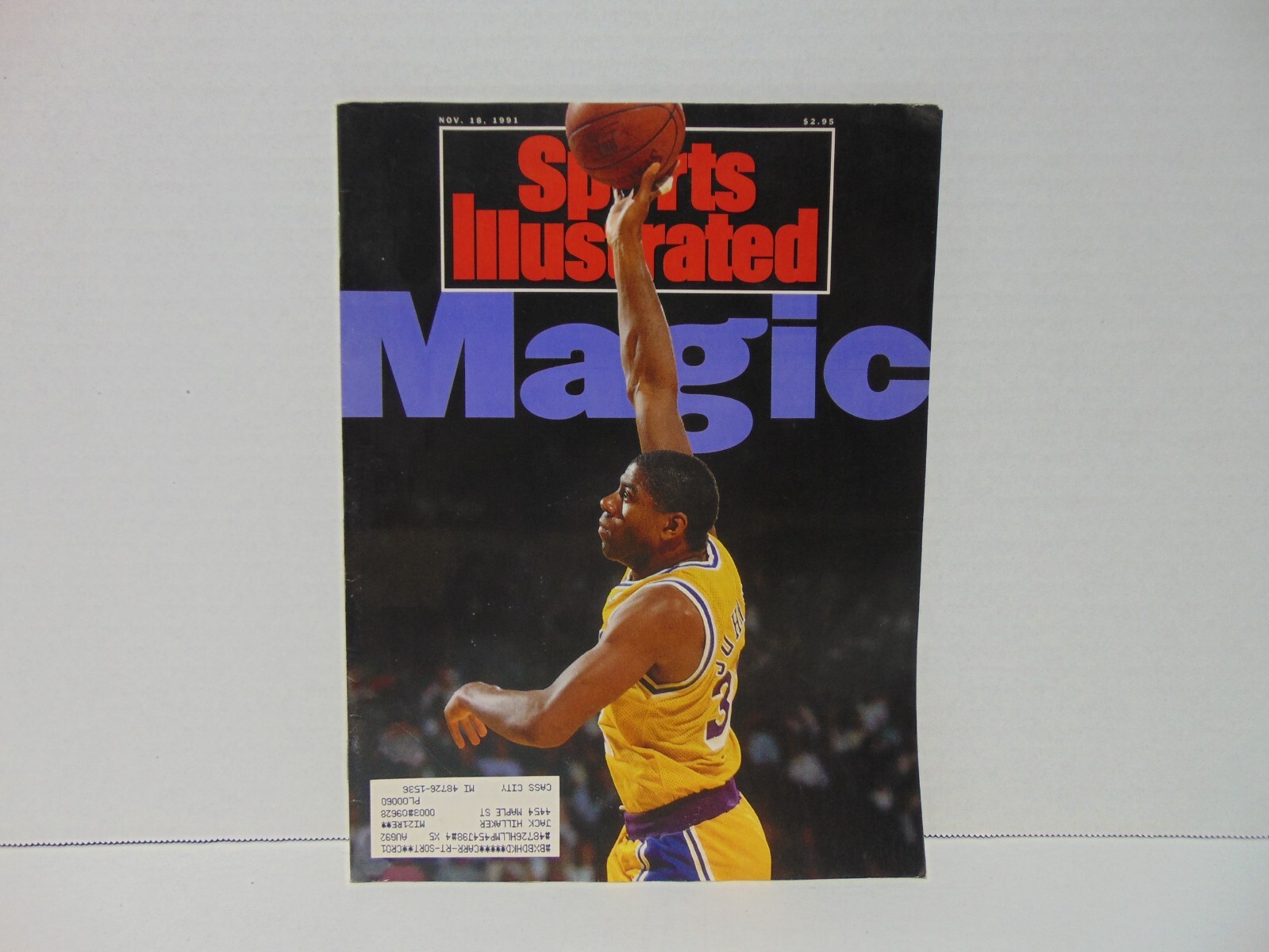 Sports Illustrated Magazine Volume 75 Issue 22 November 18, 1991 Magic Johnson