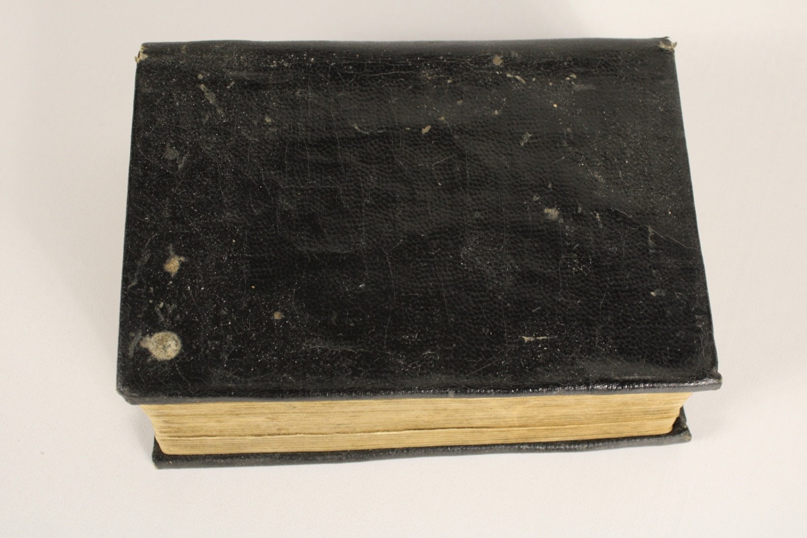 Swedish Holy Bible Antique Vintage 1800s Old Black Leather Hardcover Book 1884
