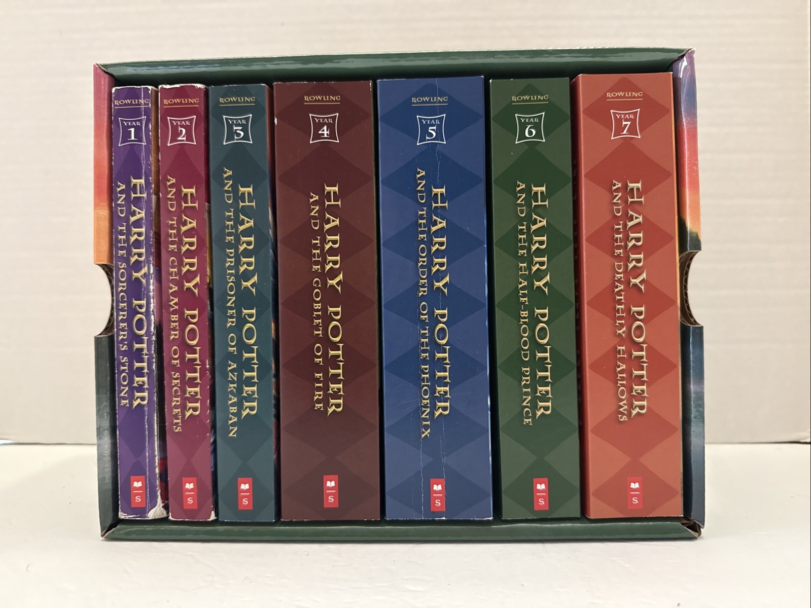 Harry Potter The Complete Series Box Set by J.K. Rowling, Paperback, English