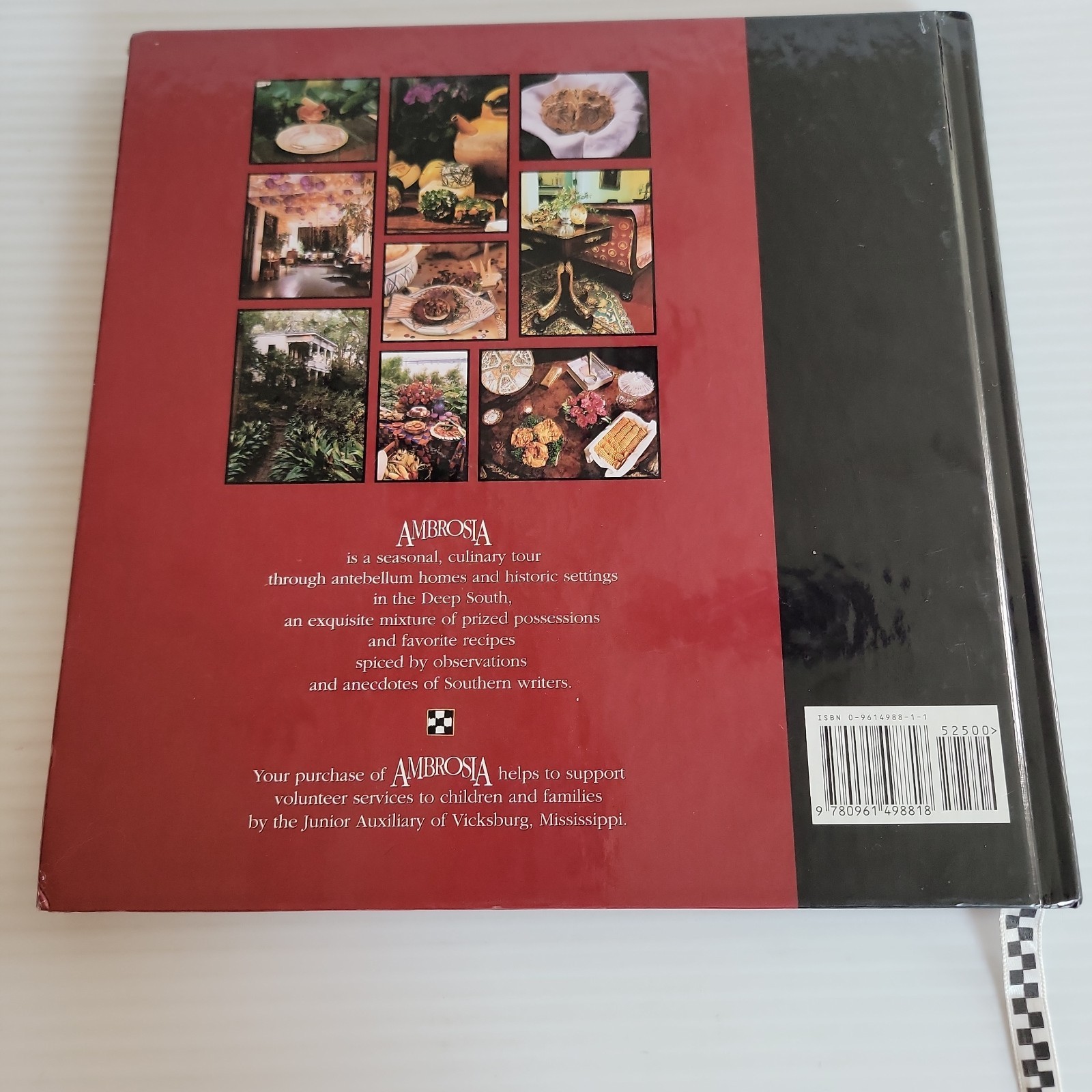 Ambrosia Deep South Mixture Homes Recipes History Vicksburg MS HC 1997 Cookbook