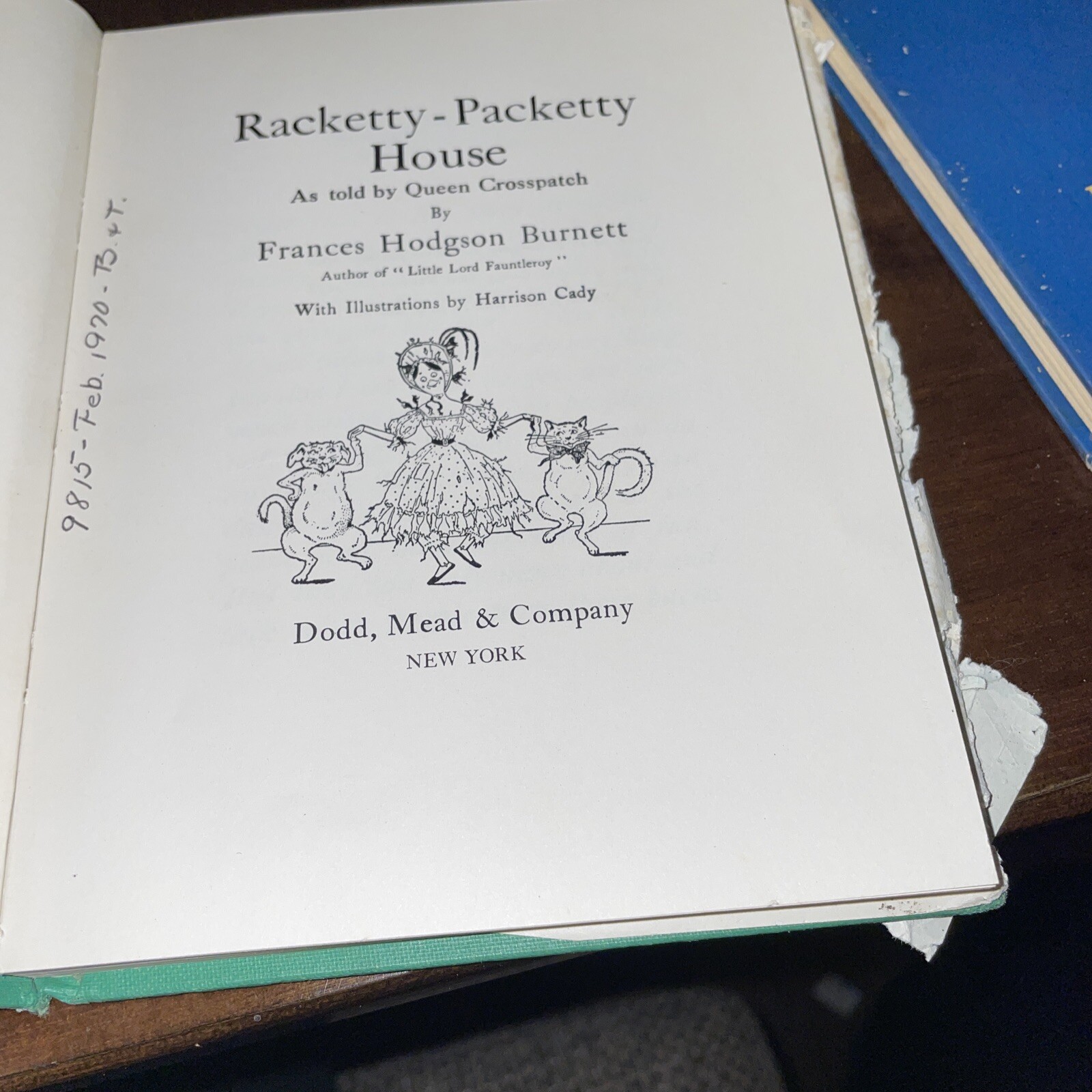 Racketty-Packetty House by Frances Hodgson Burnett 1961 HC