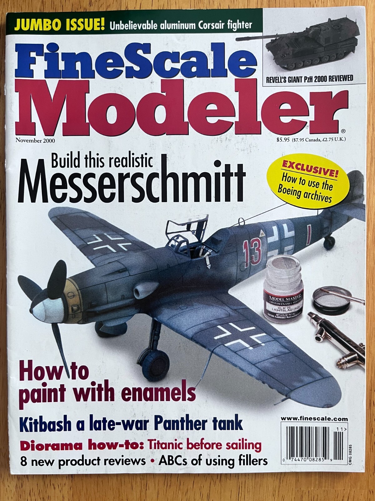 Infrared Panther Tank, Revell-Monogram’s Bf 109G to Messerschmitt, Skylab Model