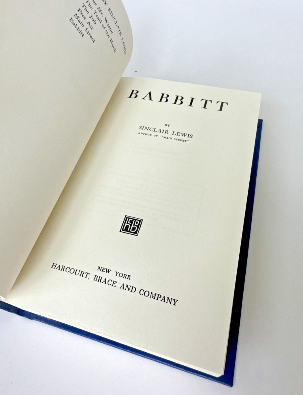 Babbitt SINCLAIR LEWIS First Edition Library FEL Facsimile Slipcase HCDJ