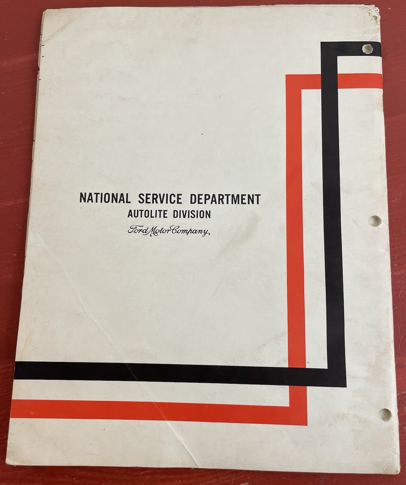 Autolite Alternator Testing Procedures Ford Motor Company VTG PB Booklet 1964