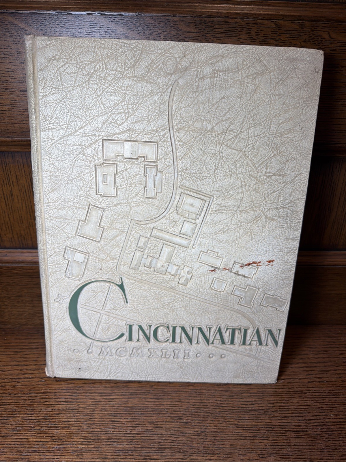 Antique 1942 University of Cincinnati College Class Yearbook Cincinnatian School