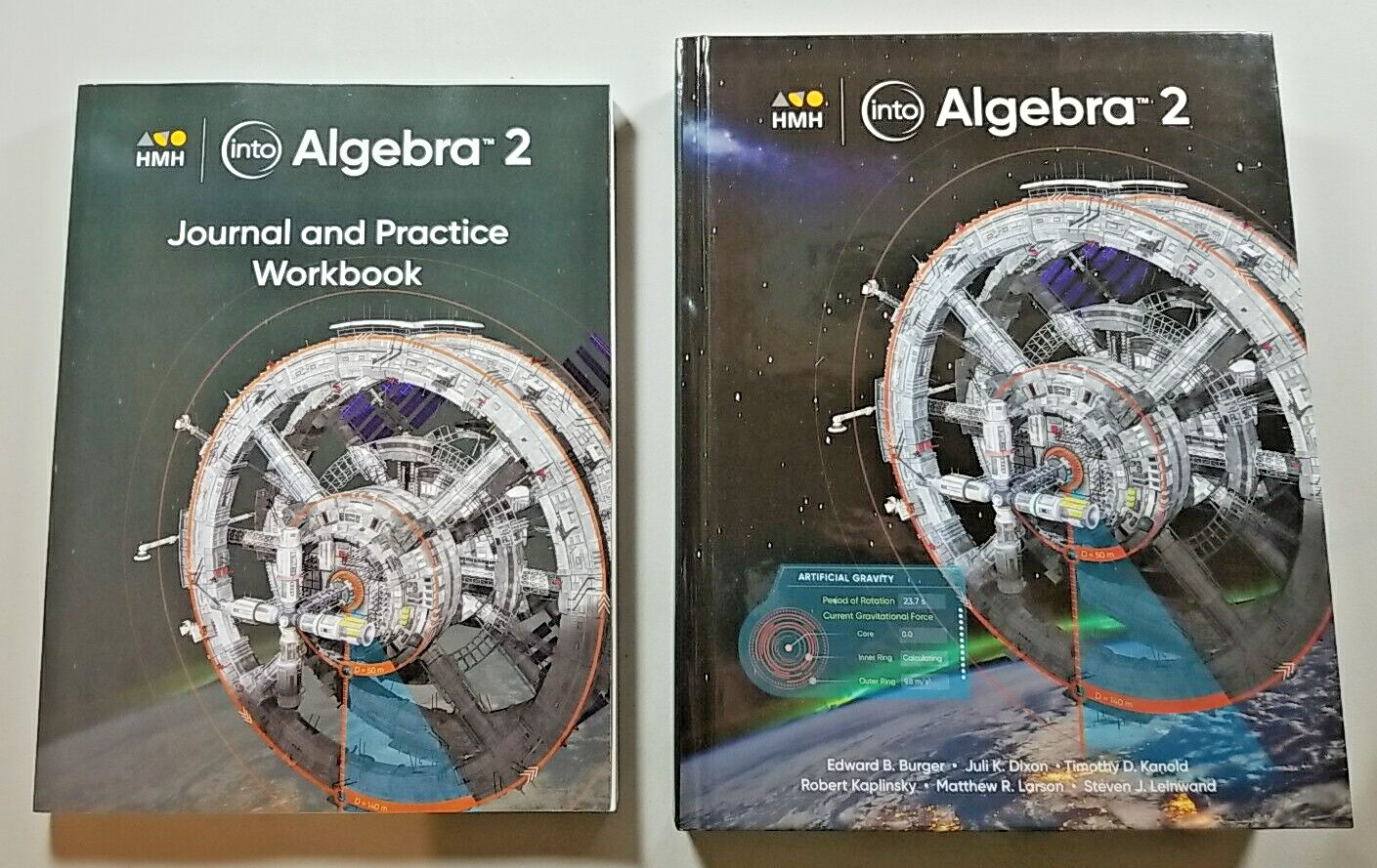 HMH Into Algebra 2 Student Edition Textbook Journal & Practice Workbook Set New