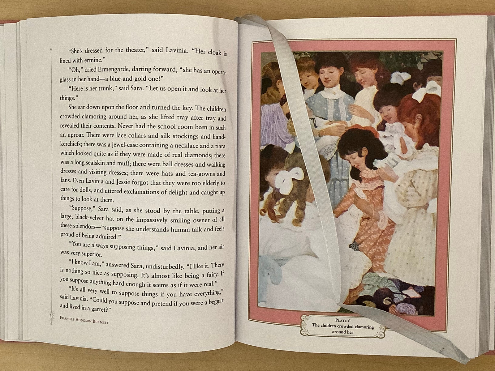 A Little Princess by Frances Hodgson Burnett – leather-bound / Good