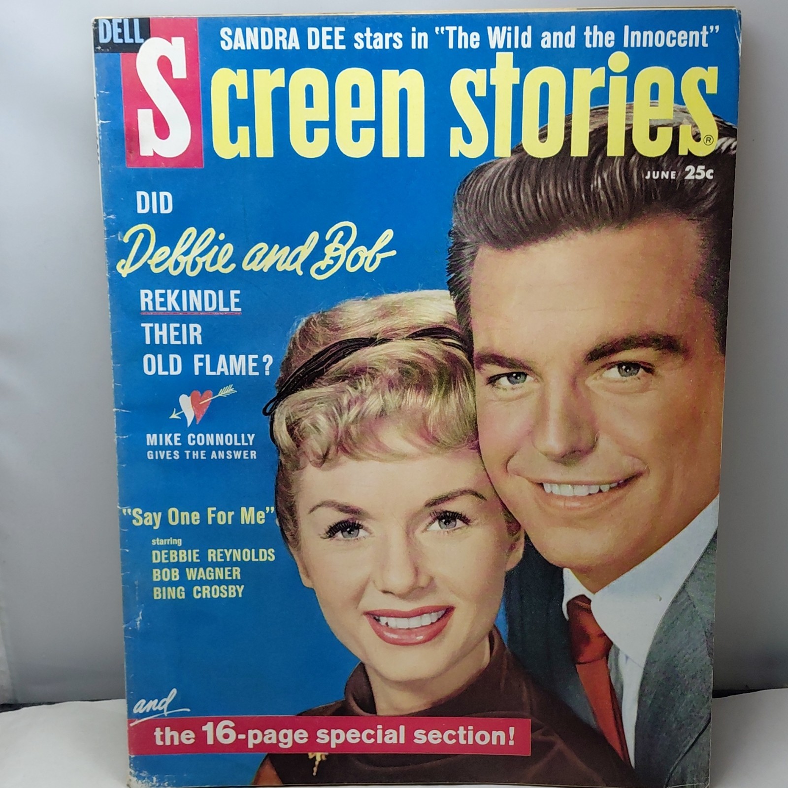 Screen Stories Magazine June 1959 Debbie Reynolds Sandra Dee Audie Murphy
