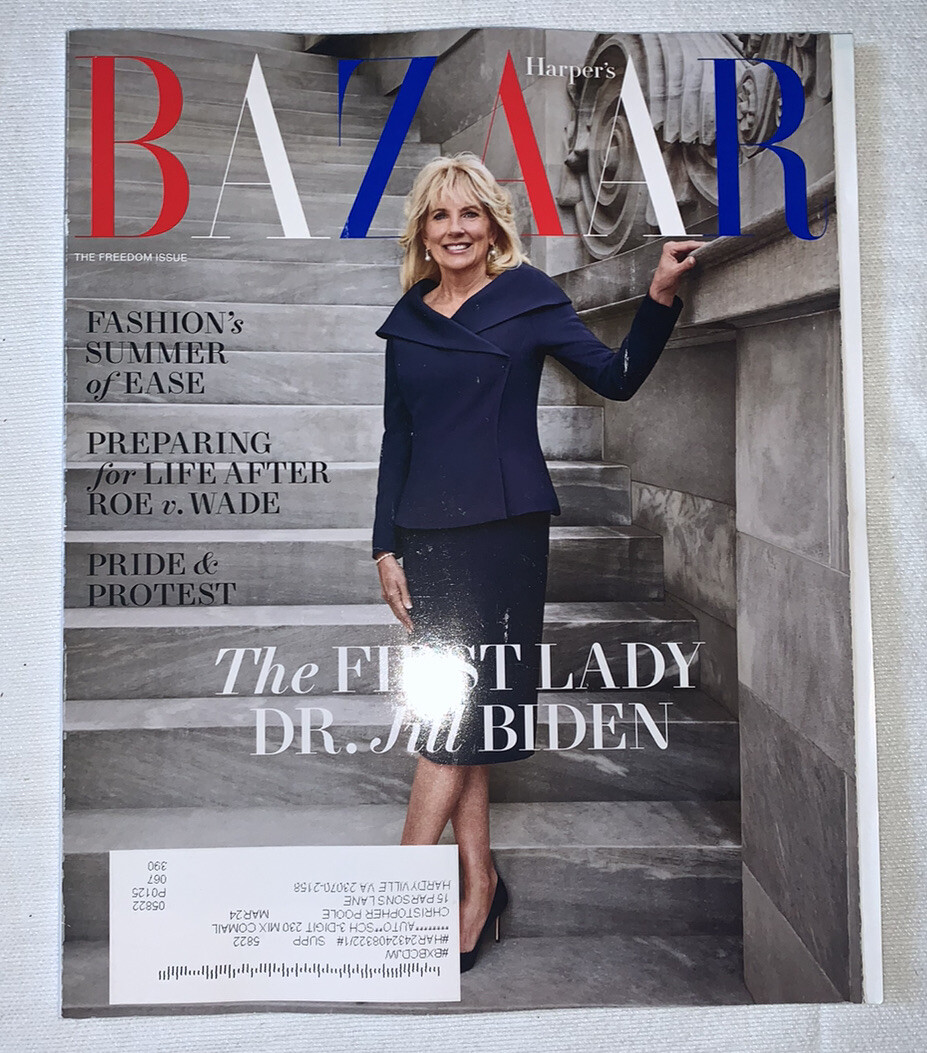 Harper’s Bazaar June July 2022 Dr. Jill Biden First Lady Freedom Issue