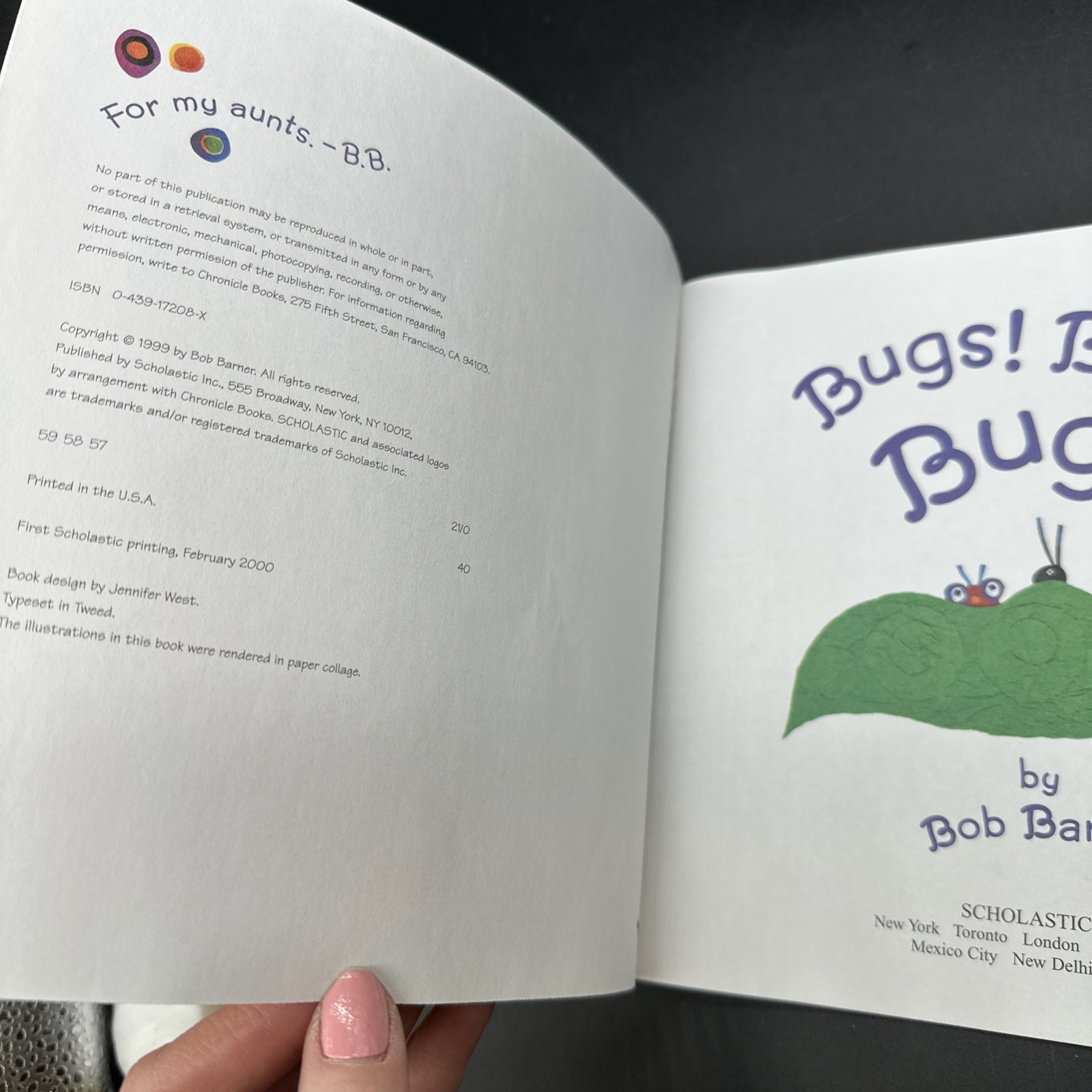 Bugs! Bugs! Bugs! by Bob Barner [Paperback, 32 pages] scholastic