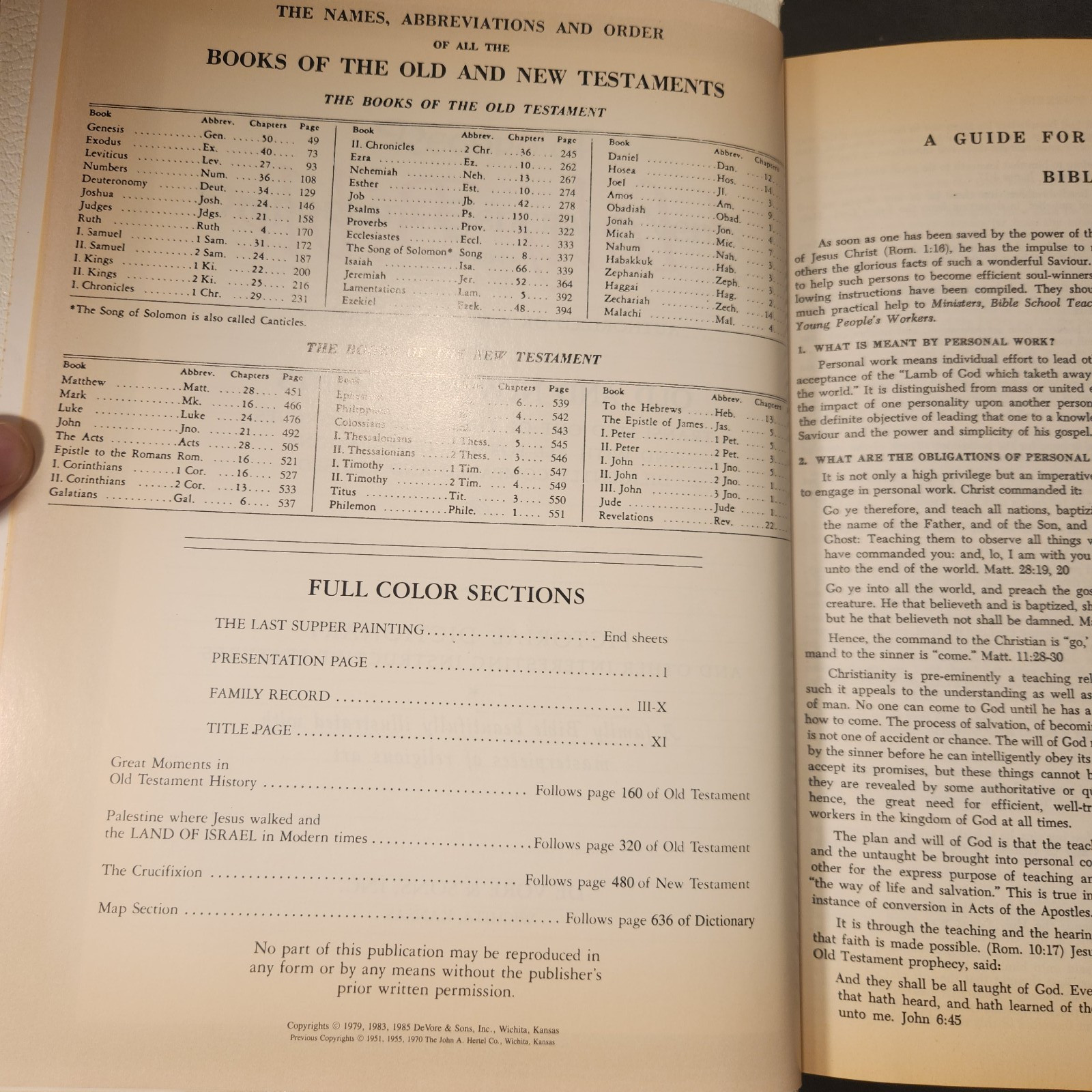 1985 KJV Holy Bible The Last Supper Edition Hardcover King James Version Book