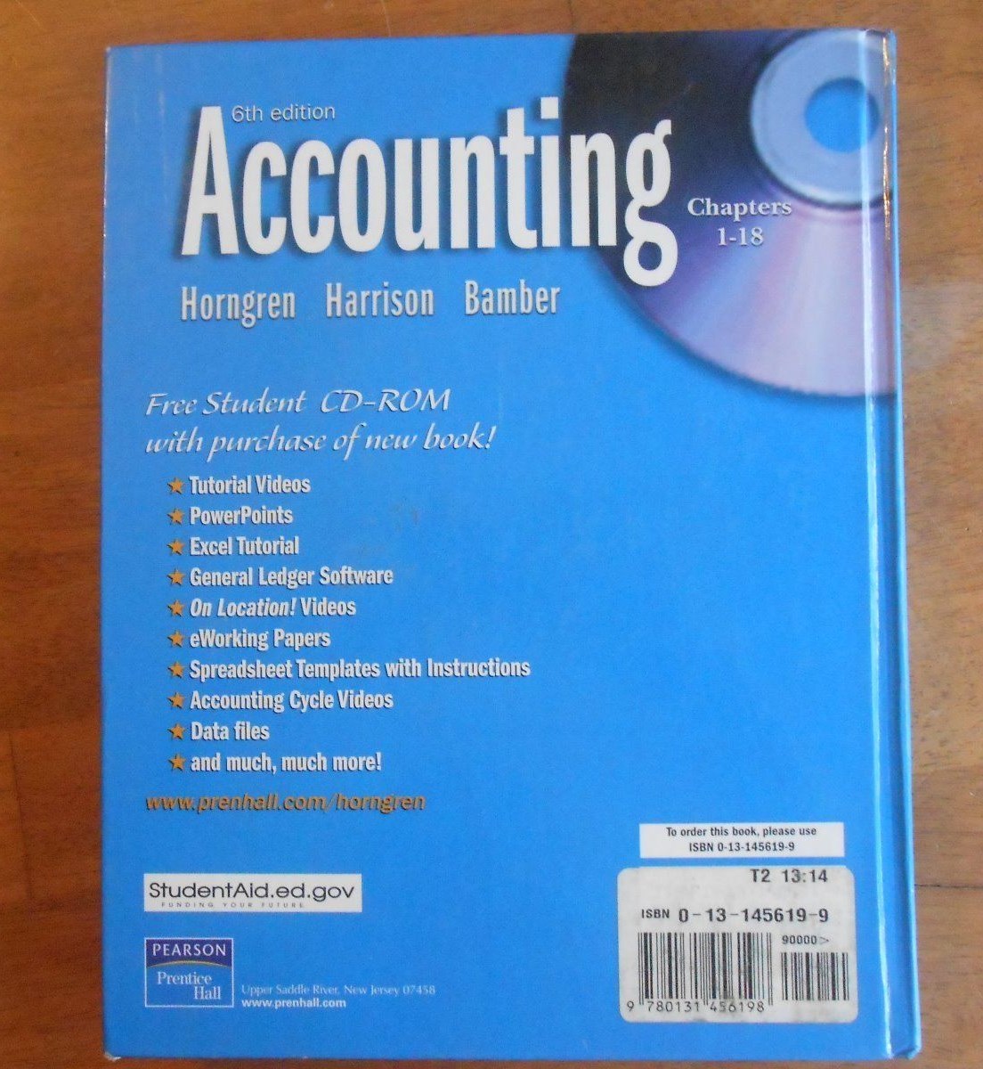 Accounting (Chapters 1-18) by Charles T. Horngren, Michael A. Robinson, Linda…
