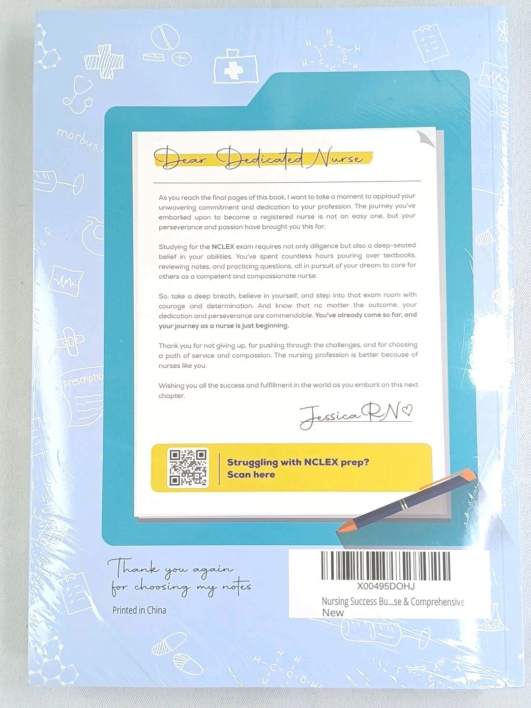Nurse Nessa Ultimate Nursing Notes Bundle 600+ Pgs NCLEX Prep Study Guide RN #G5
