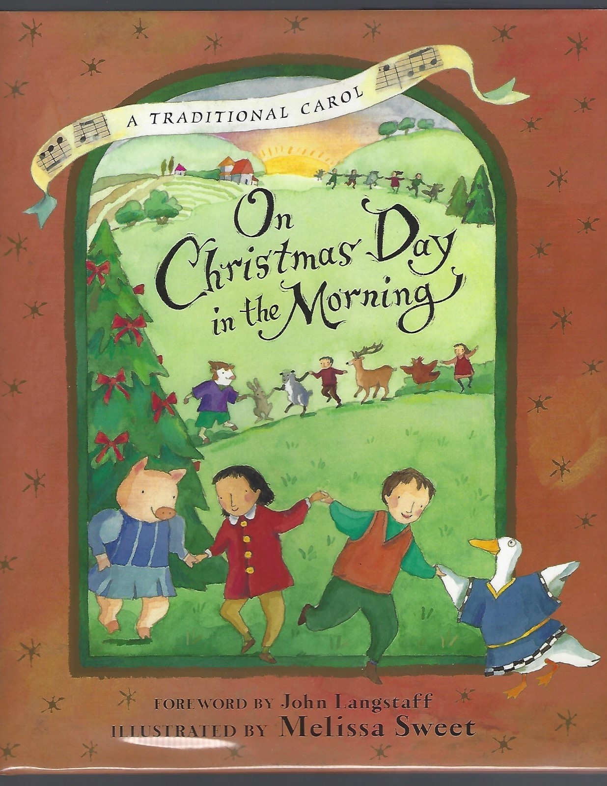 On Christmas Day in the Morning Melissa Sweet SIGNED