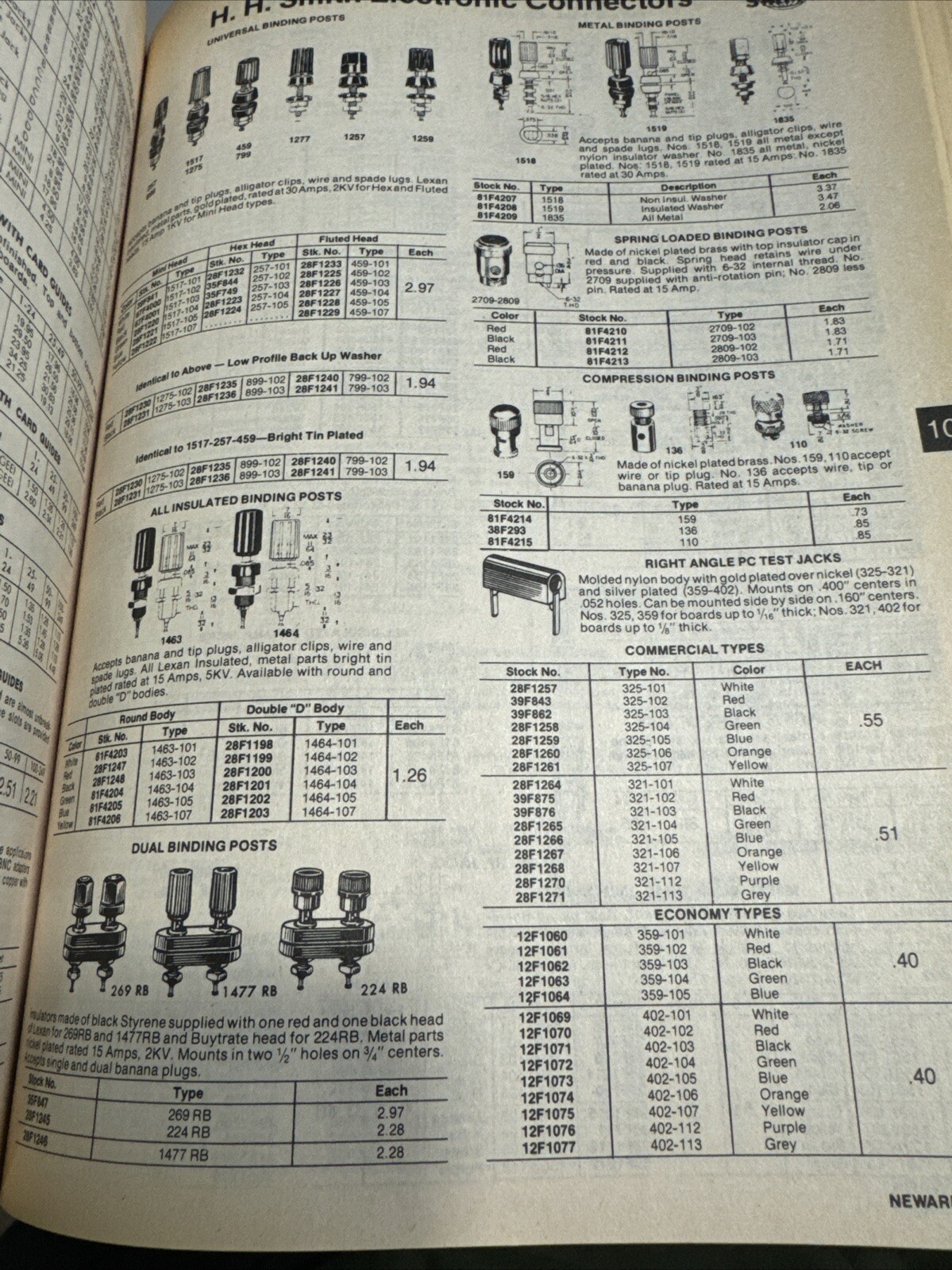 1985 Newark Electronics Catalog 106 – 800 Pages