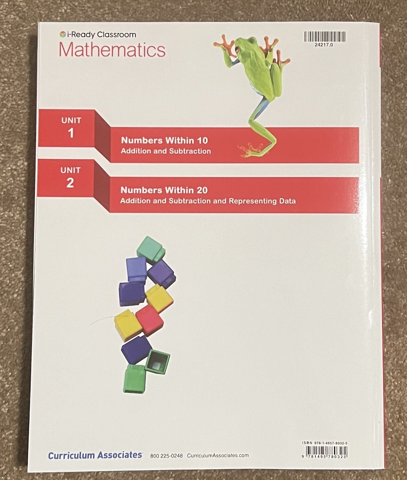 i-Ready Classroom Mathematics Grade 1 – Volume 1 – Student Workbook – BRAND NEW