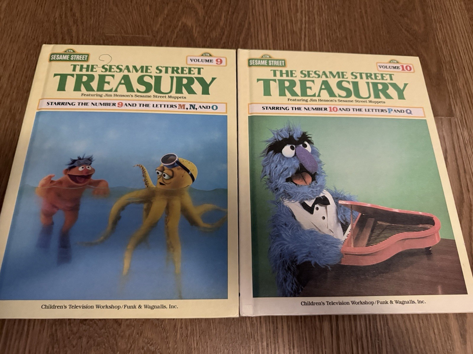 Vintage 1983 Sesame Street Treasury Books Complete Series, Volumes 1-15 Set