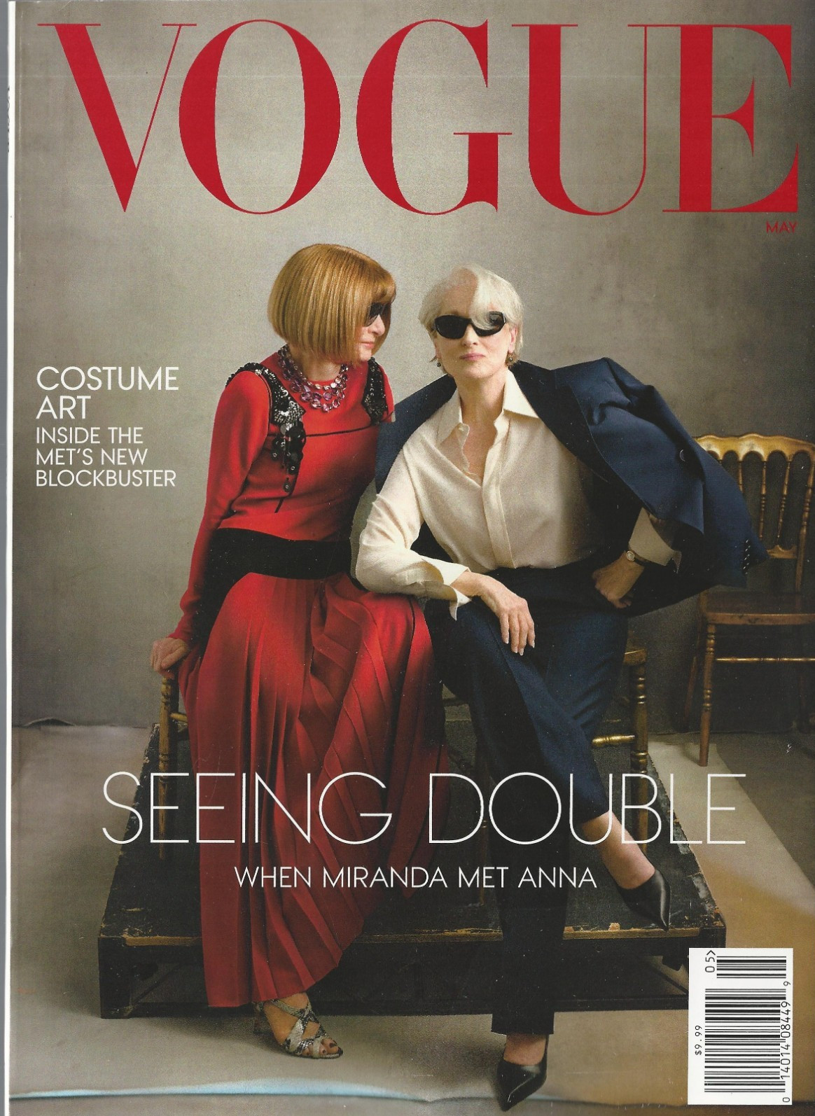 VOGUE USA MAGAZINE MAY 2026 ANNA WINTOUR MERYL STREEP Venus Williams Costume Art