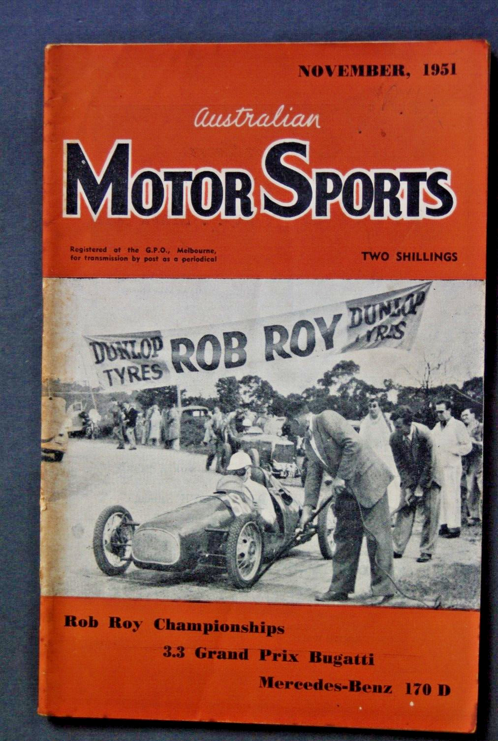 Australian Motor Sports 1951 Nov Mercedes Benz 170D Johore GP Bugatti Straker Sq