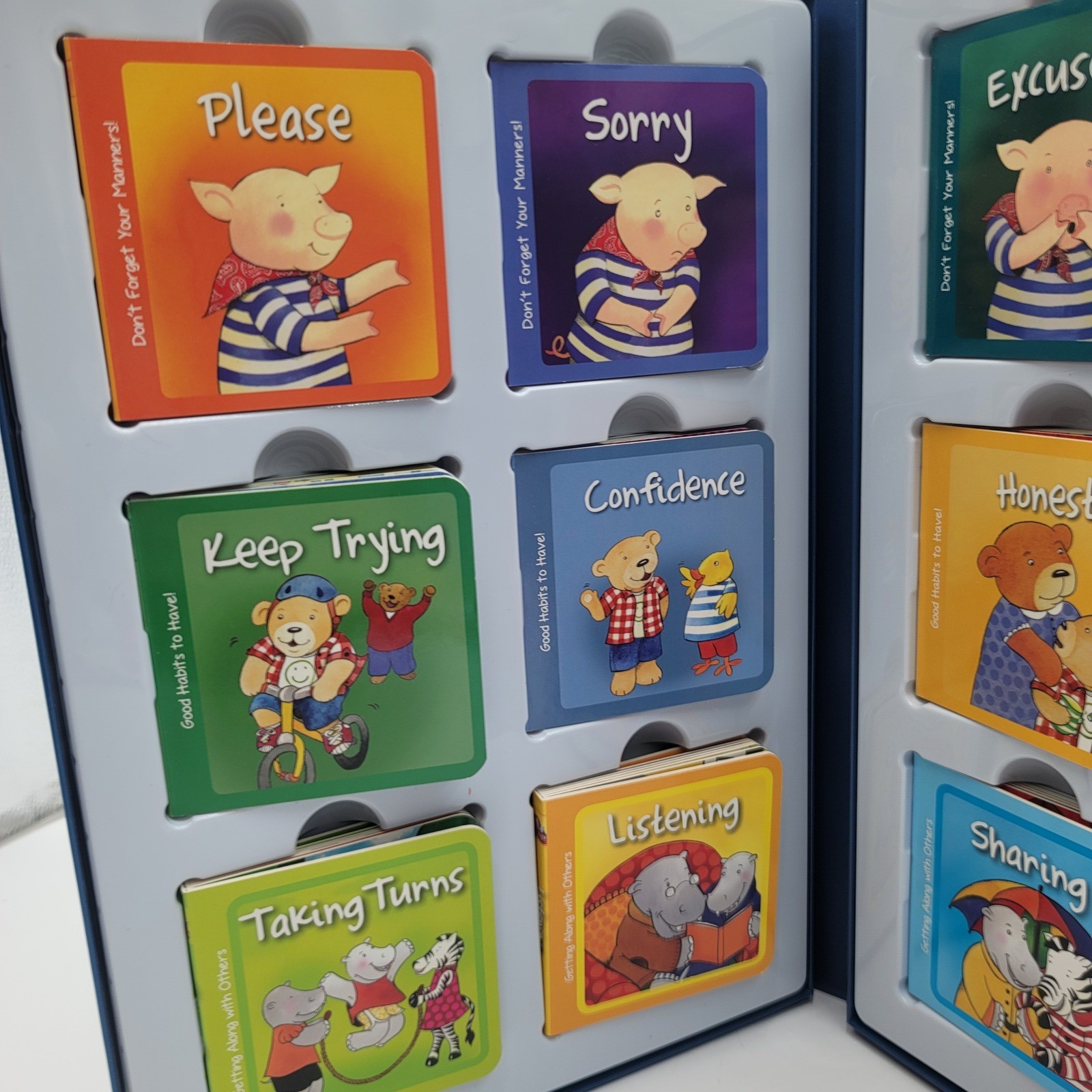 A Case of Good Manners 12 Board Book Set Sweet Cherry Publishing Social Skills