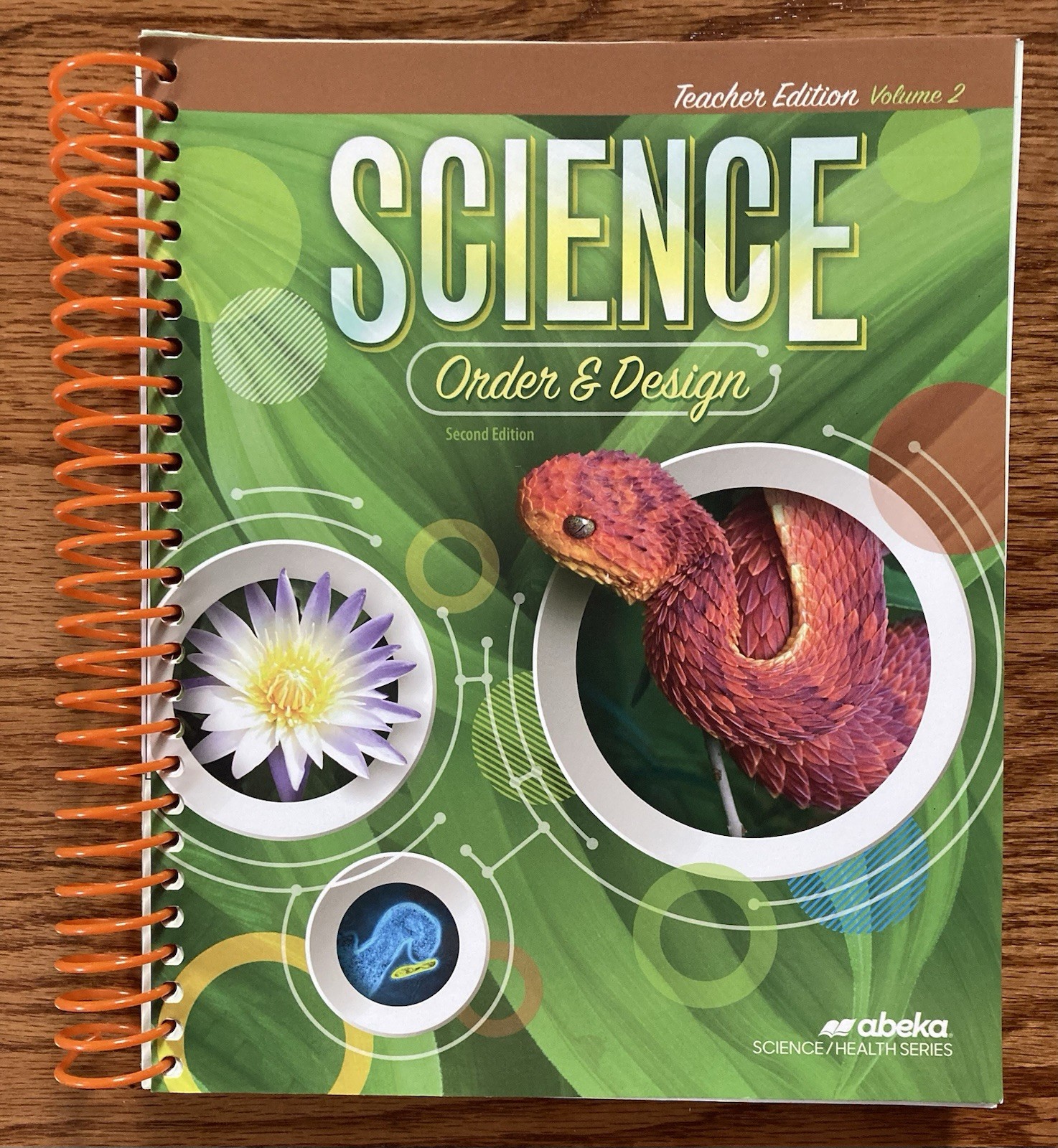 Abeka Science Order and Design Second Edition Teacher Edition Volumes 1 and 2