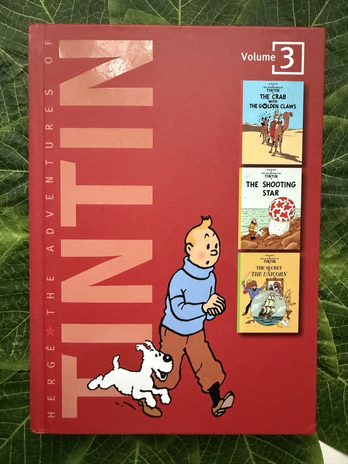 The Adventures Of Tintin. Volume 3 Hard Cover. Used Like New. Ships Free.