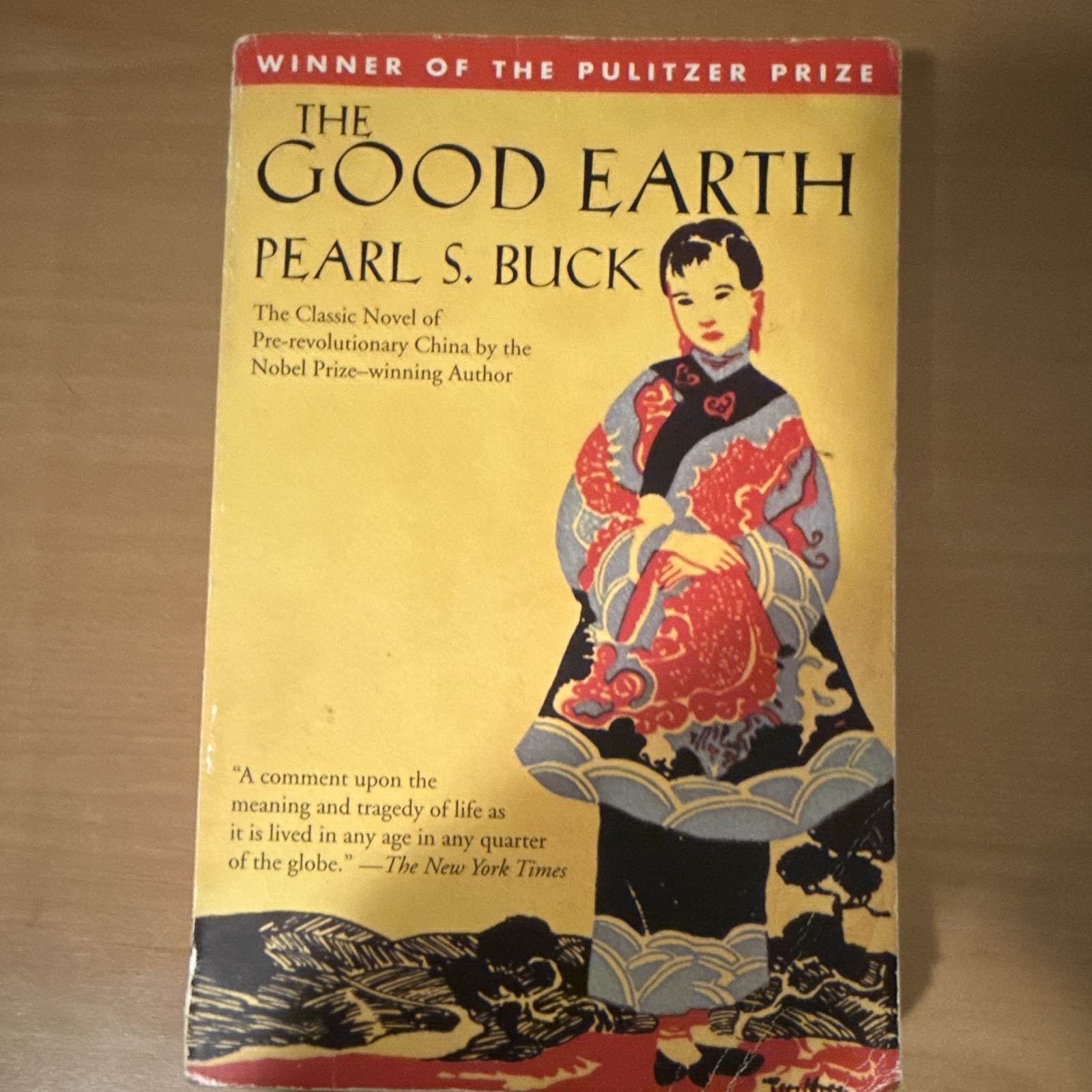 The Good Earth Paperback Pearl S. Buck Fiction Novel China Adults English