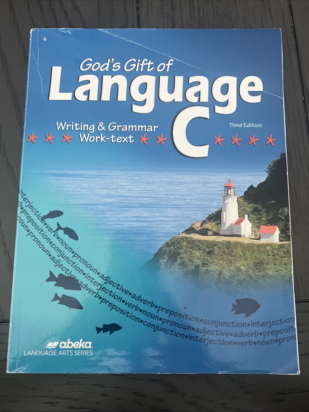 Abeka 6th Grade God’s Gift Of Language C Writing & Grammar Textbook Like New