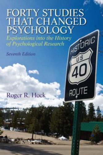 Forty Studies That Changed Psychology by Roger R. Hock (2019, Trade Paperback)