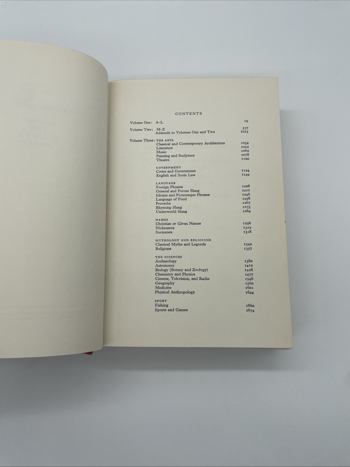 The Readers Digest Great ENCYCLOPAEDIC Dictionary Volume1,2,3 – 1964 1st Ed