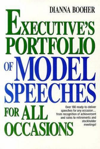 Business Classics Ser.: The Executive’s Portfolio of Model Speeches for All…